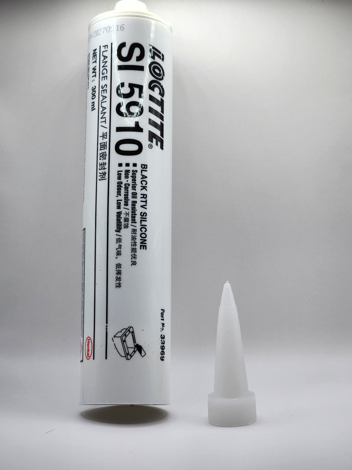 Loctite SI5910 - Joint silicone rouge haute température étanchéité moteur carter - 300 ml - PRO
