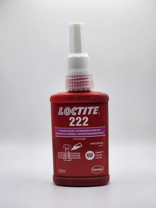 Loctite 222 – Frein-filet violet, faible résistance –  50 ml - PRO