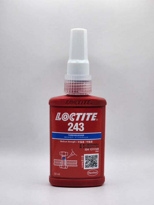 Loctite 243 – Frein-filet bleu, force moyenne – flacon 50 ml - PRO